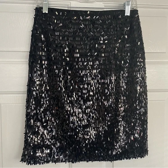 Sevier Skirts Custom Skirt Black Sequins - Picture 3 of 7